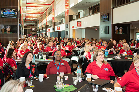 AON ops meeting crowd photo